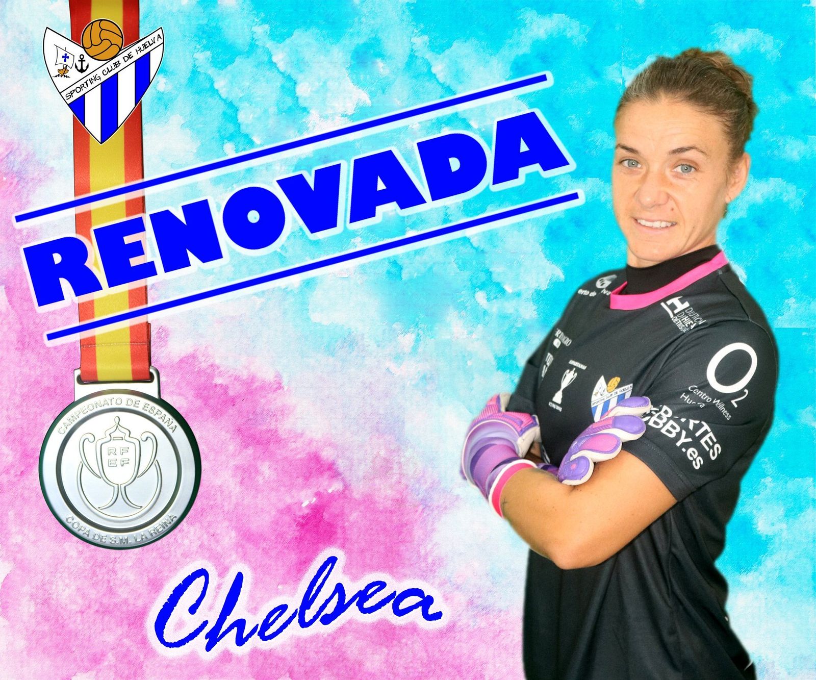 Chelsea cumplirá su quinta temporada como sportinguista.