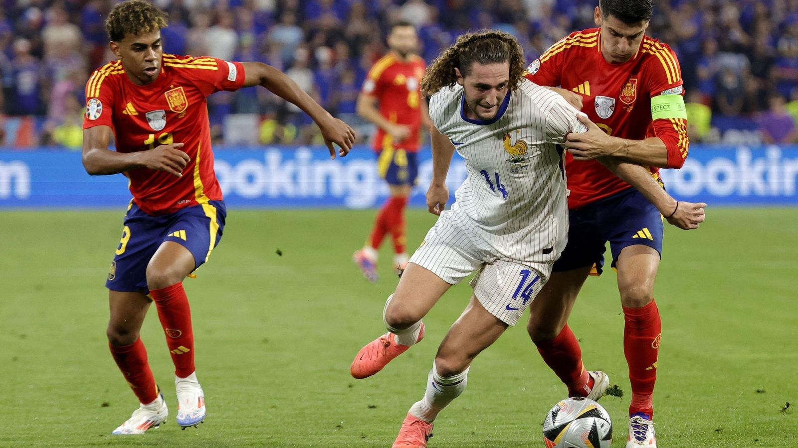 Las mejores imágenes del España - Francia