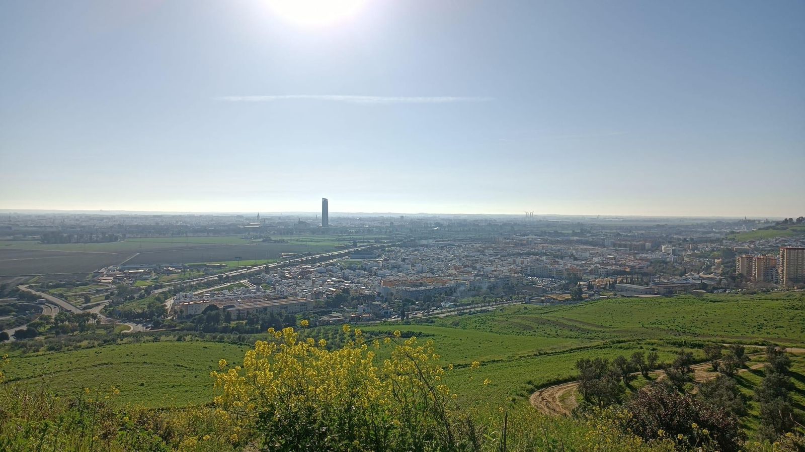 Vistas desde el Mirador de Santa Brígida.