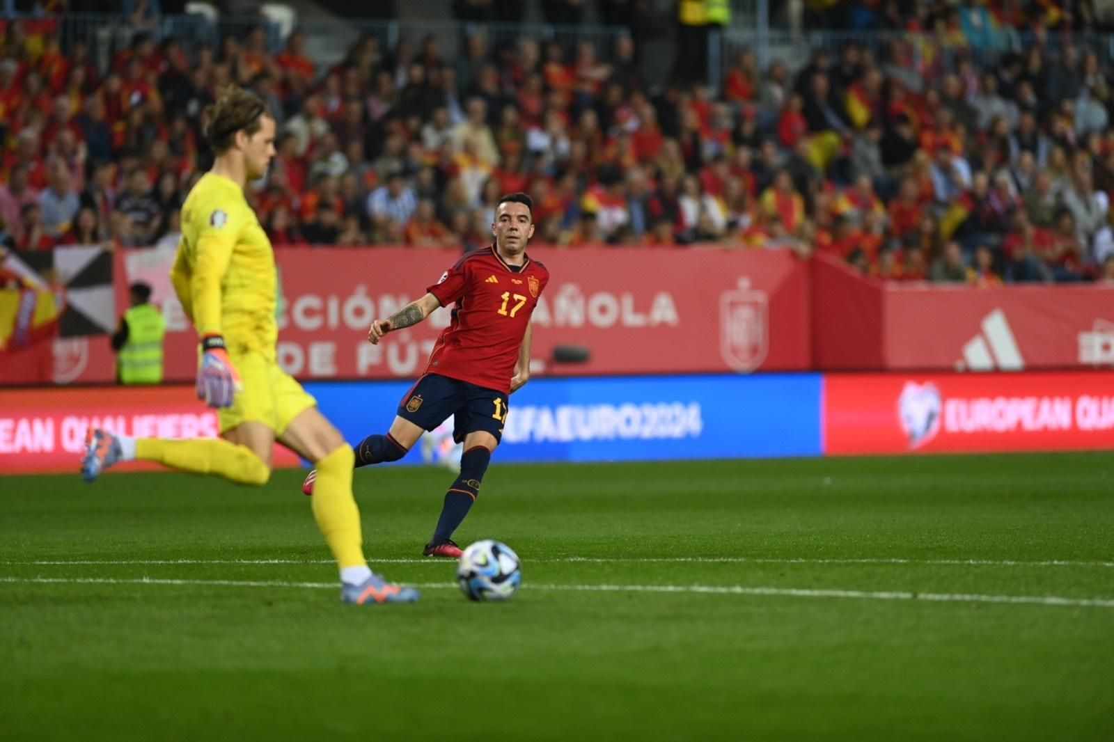 El España-Noruega de Málaga, en fotos