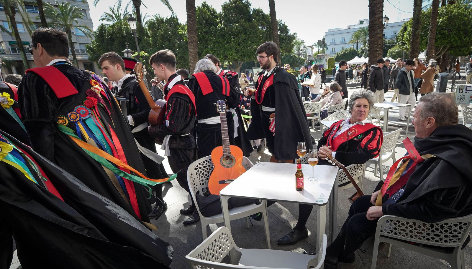 Las Tunas animan el centro de Jerez, en imágenes