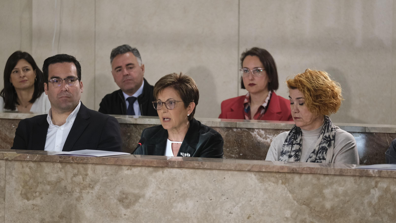 Imágenes del Pleno del Ayuntamiento de Almería sobre el estado de la Ciudad