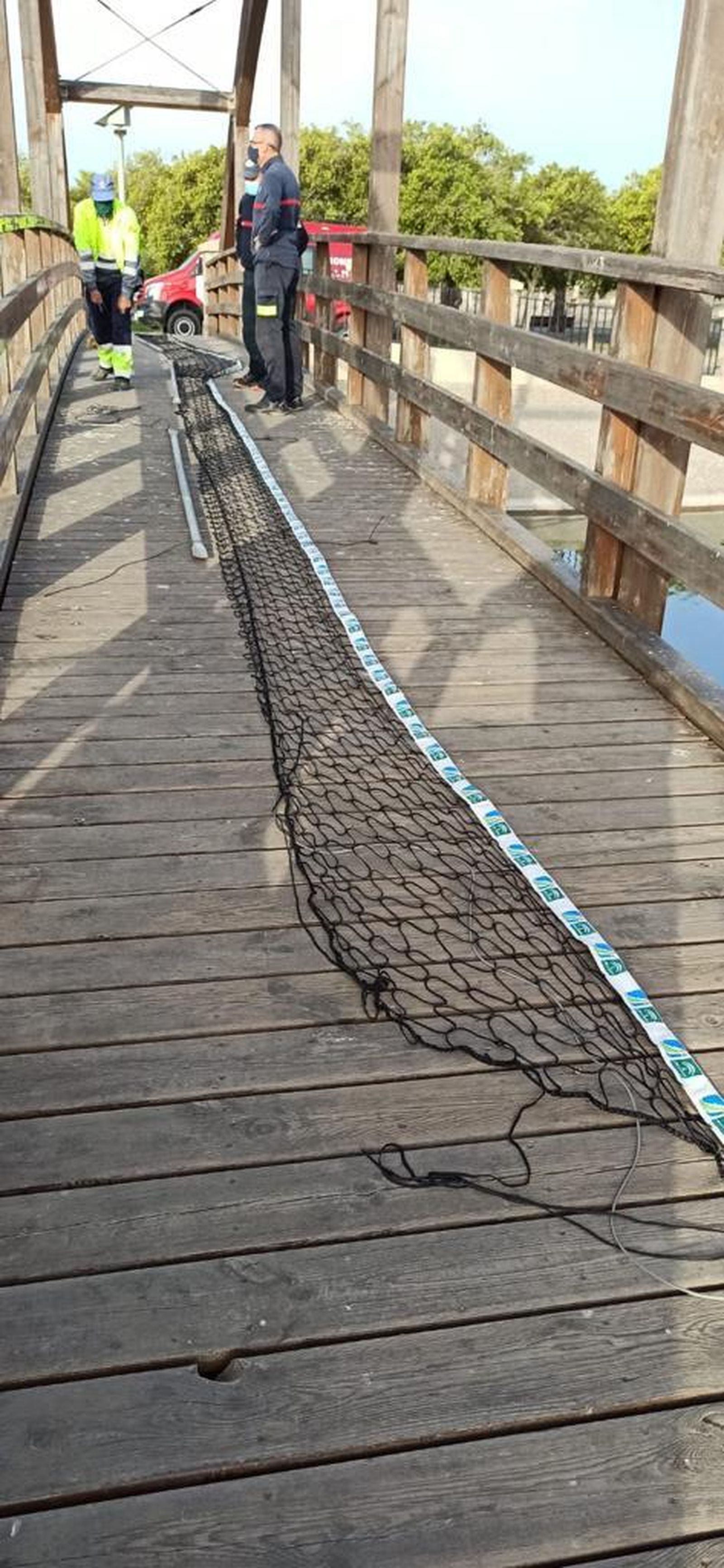 Redes para la captura de los patos