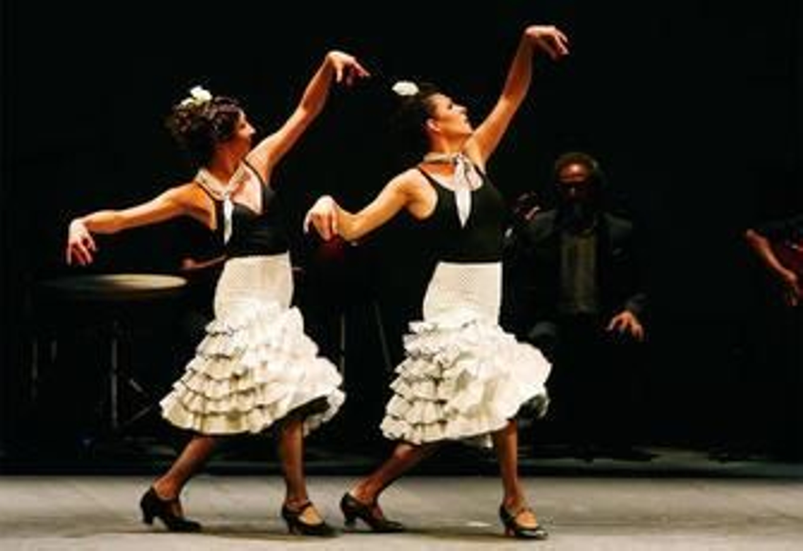 Rosario Toledo y Ana Salazar, durante el espectáculo en el Falla.
