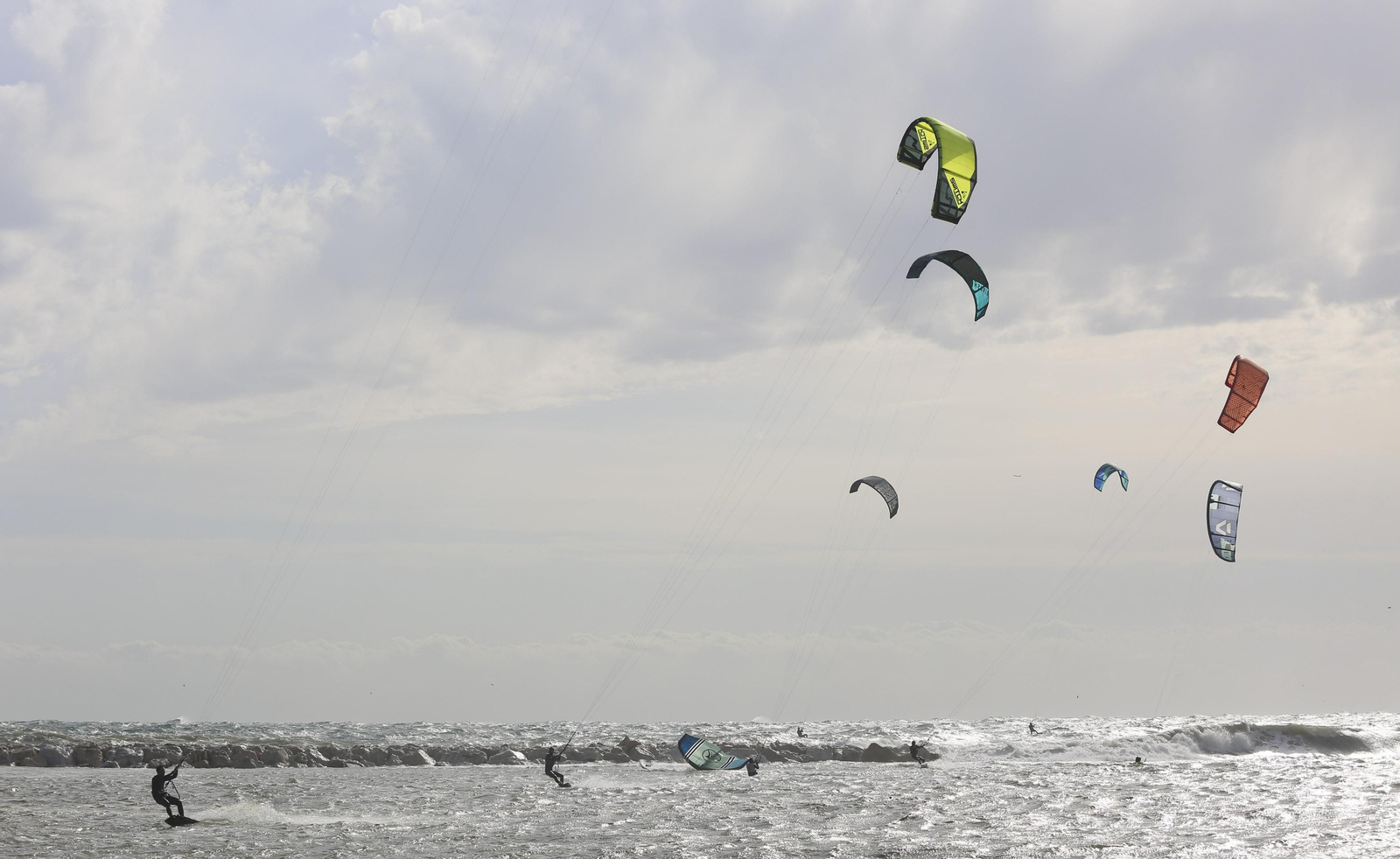 Fotos del temporal de levante en la costa de Málaga