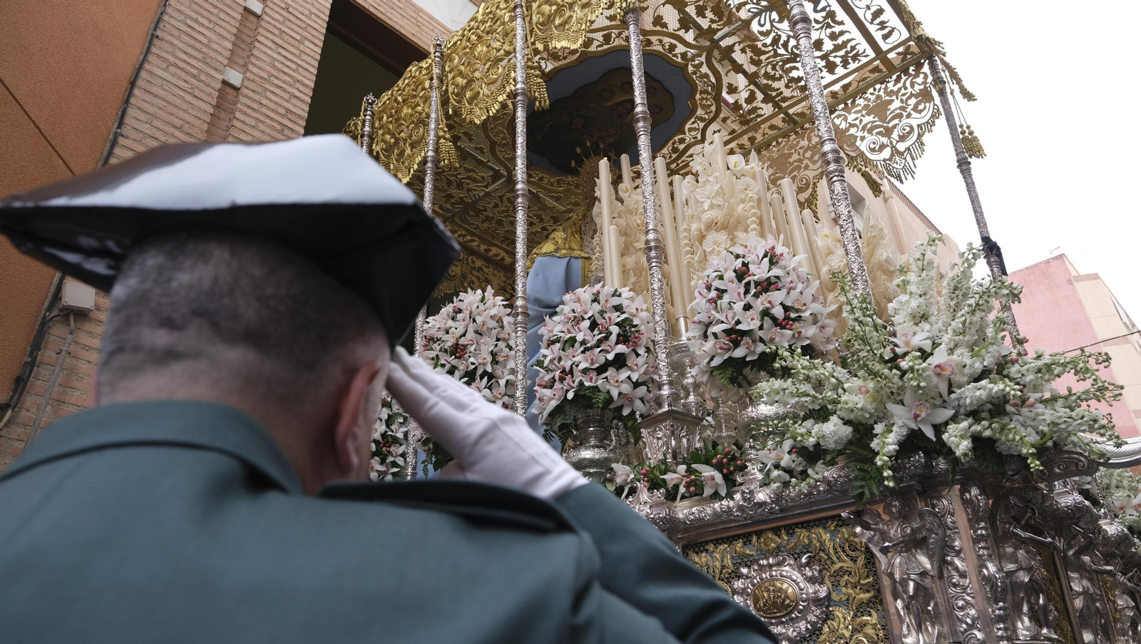 La procesión de Los Ángeles en Almería, en imágenes