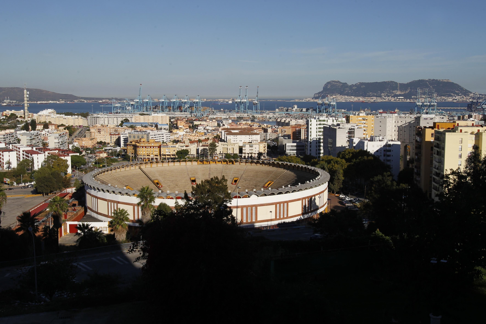 Una vista general de Algeciras. Una vista general de Algeciras.