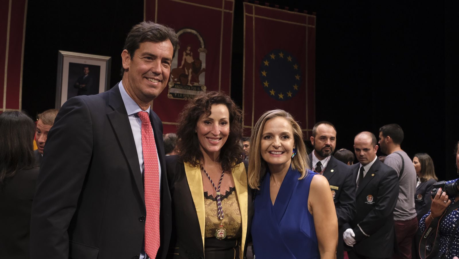 Imágenes de la investidura como Alcaldesa de Almería, de María del Mar Vázquez Agüero