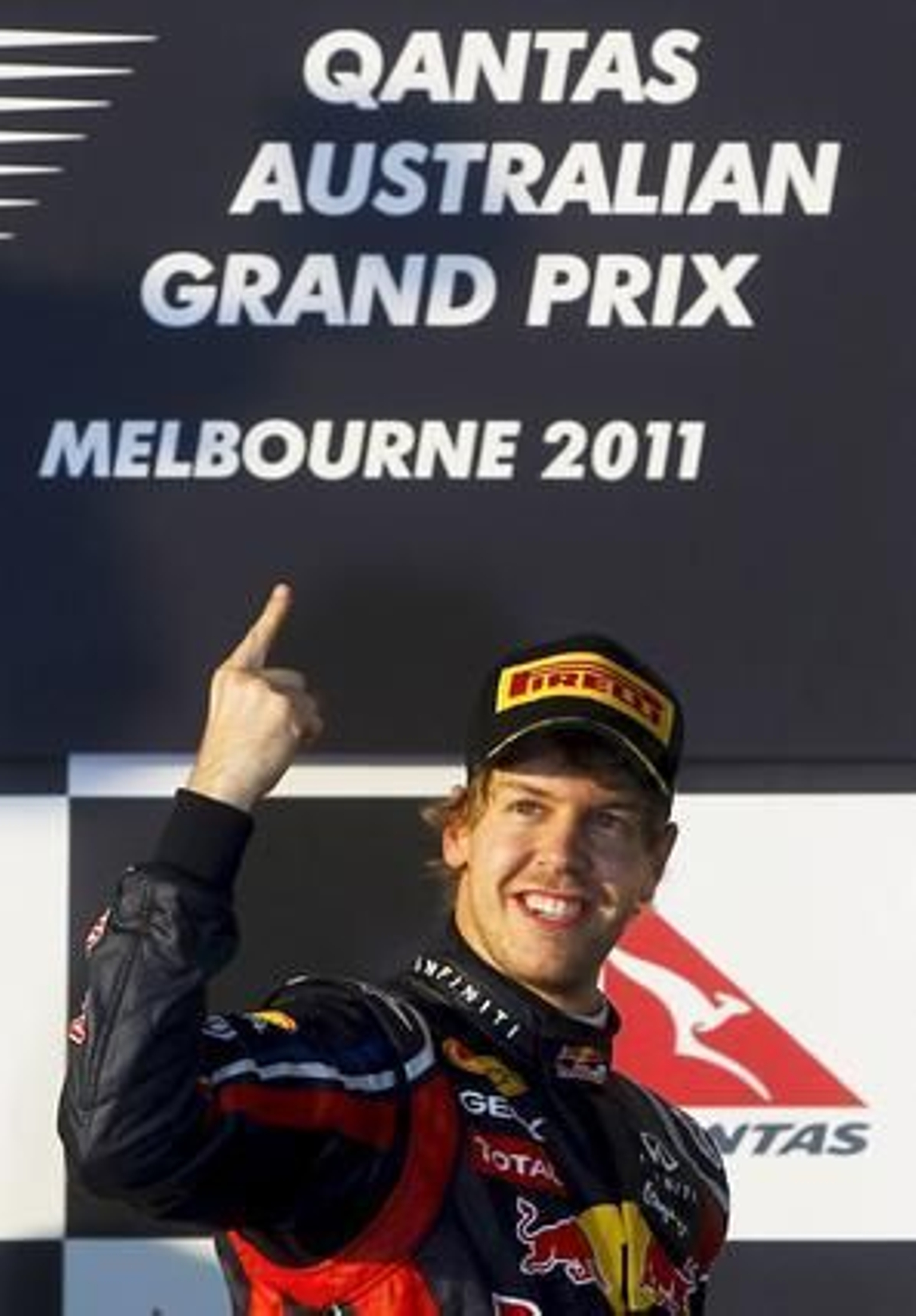 Vettel consigue su primera victoria en el Mundial de Fórmula 1.

Foto: EFE/ Reuters