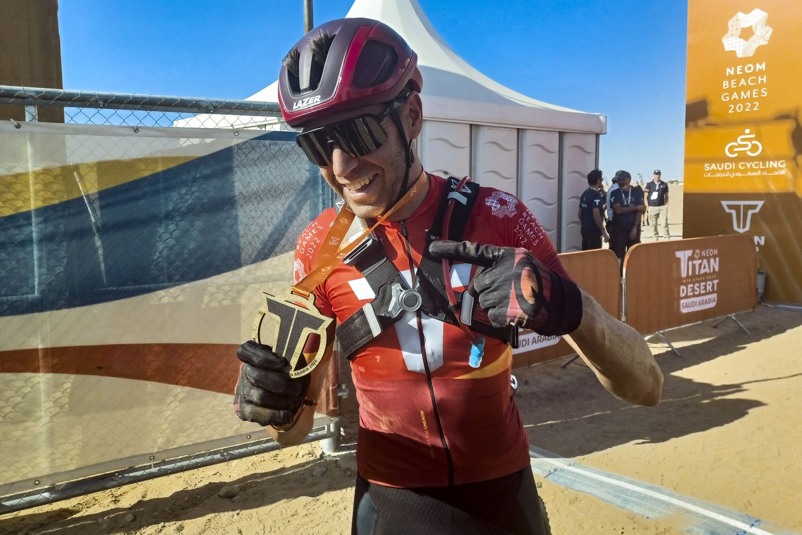 La última prueba que ha disputado David Valero ha sido en la Titan Desert.