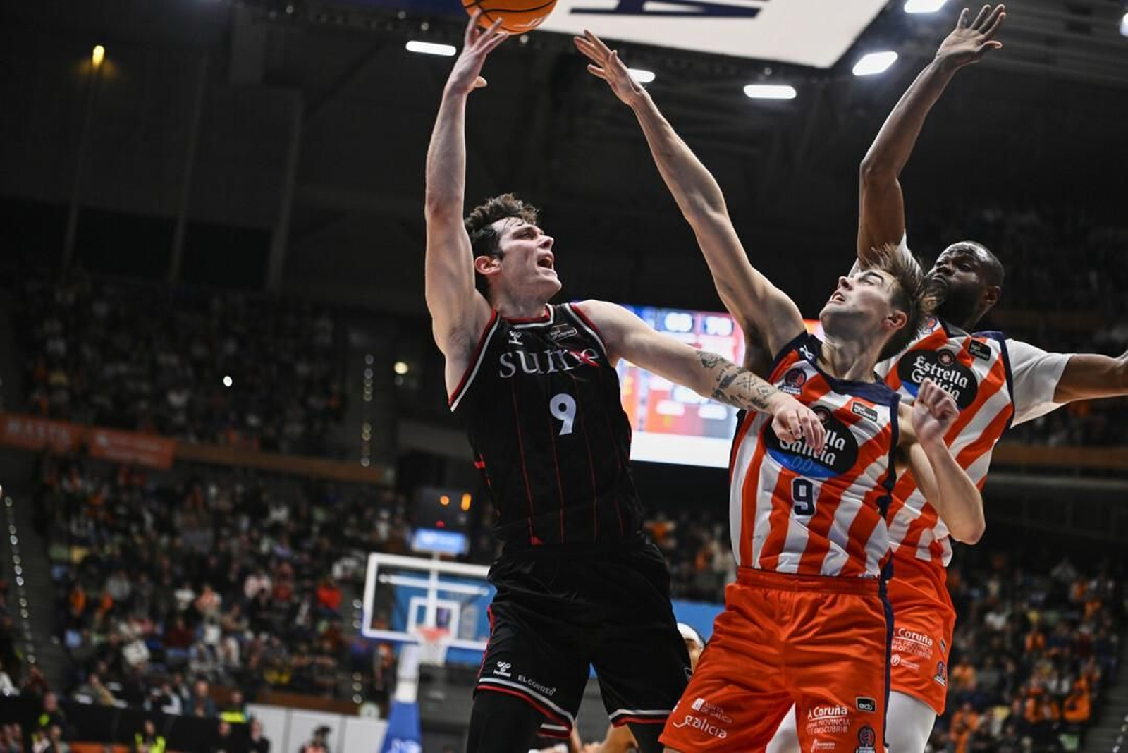 Rubén Domínguez, una exhibición histórica con el Bilbao Basket
