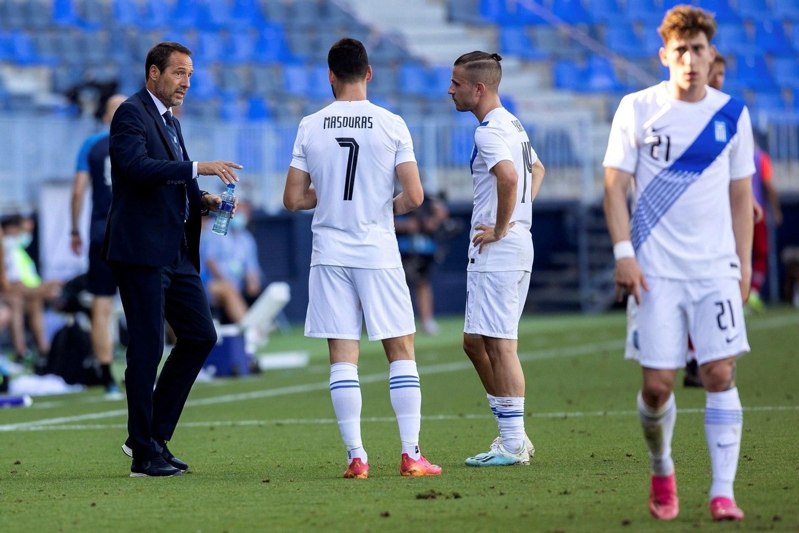 Las fotos del Noruega-Grecia en La Rosaleda