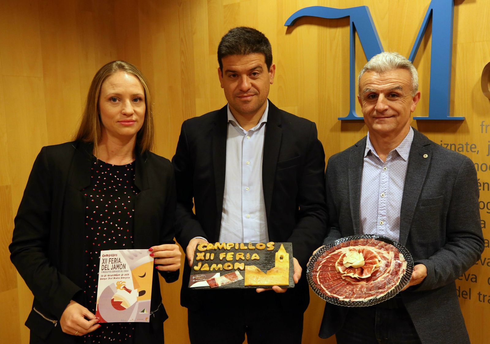 Presentación de la Feria del Jamón de Campillos en la sede de la Diputación de Málaga.