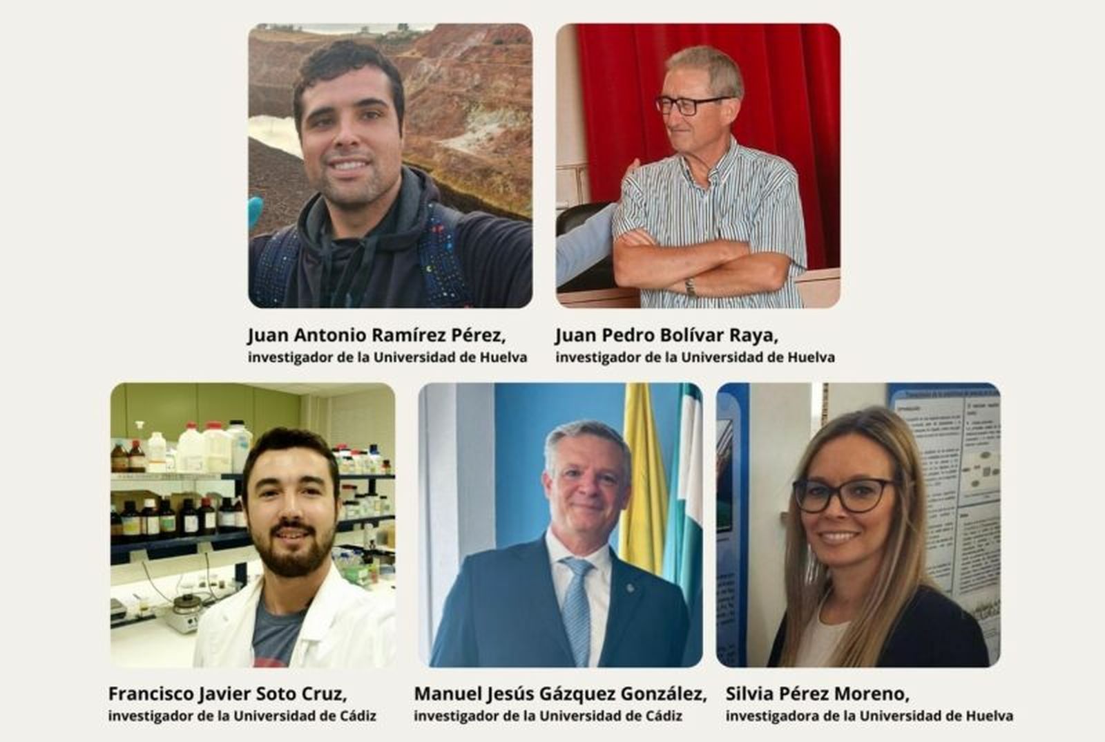 Equipo de investigación de la UHU.