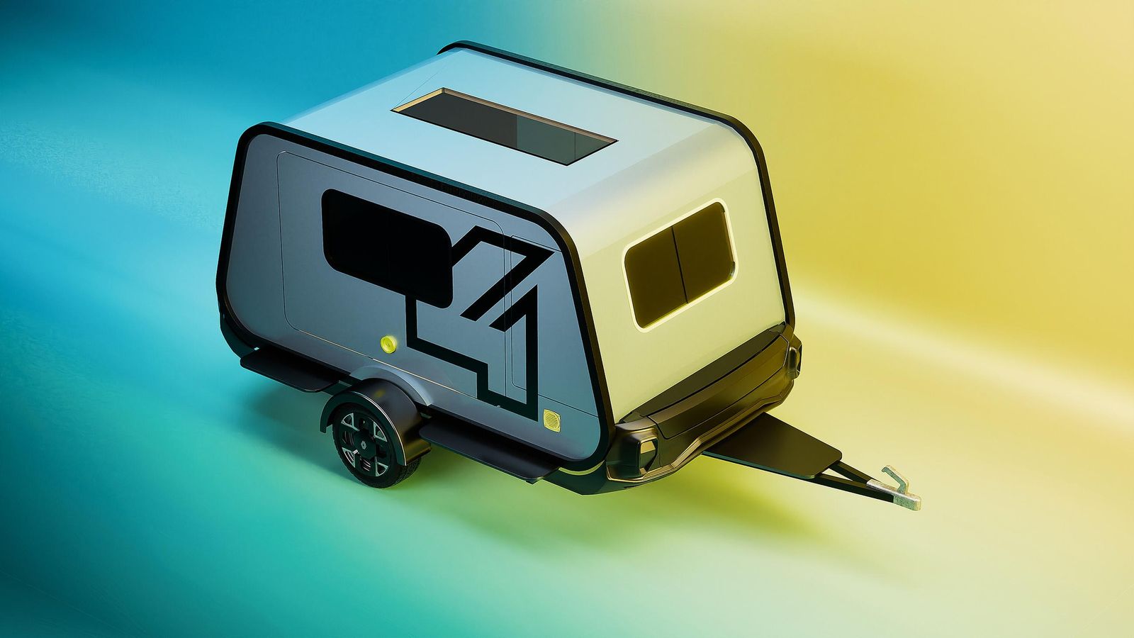 La caravana de Carapate Aventura es de tipo "lágrima", inventados en Estados Unidos, de tamaño muy reducido y ligeros.