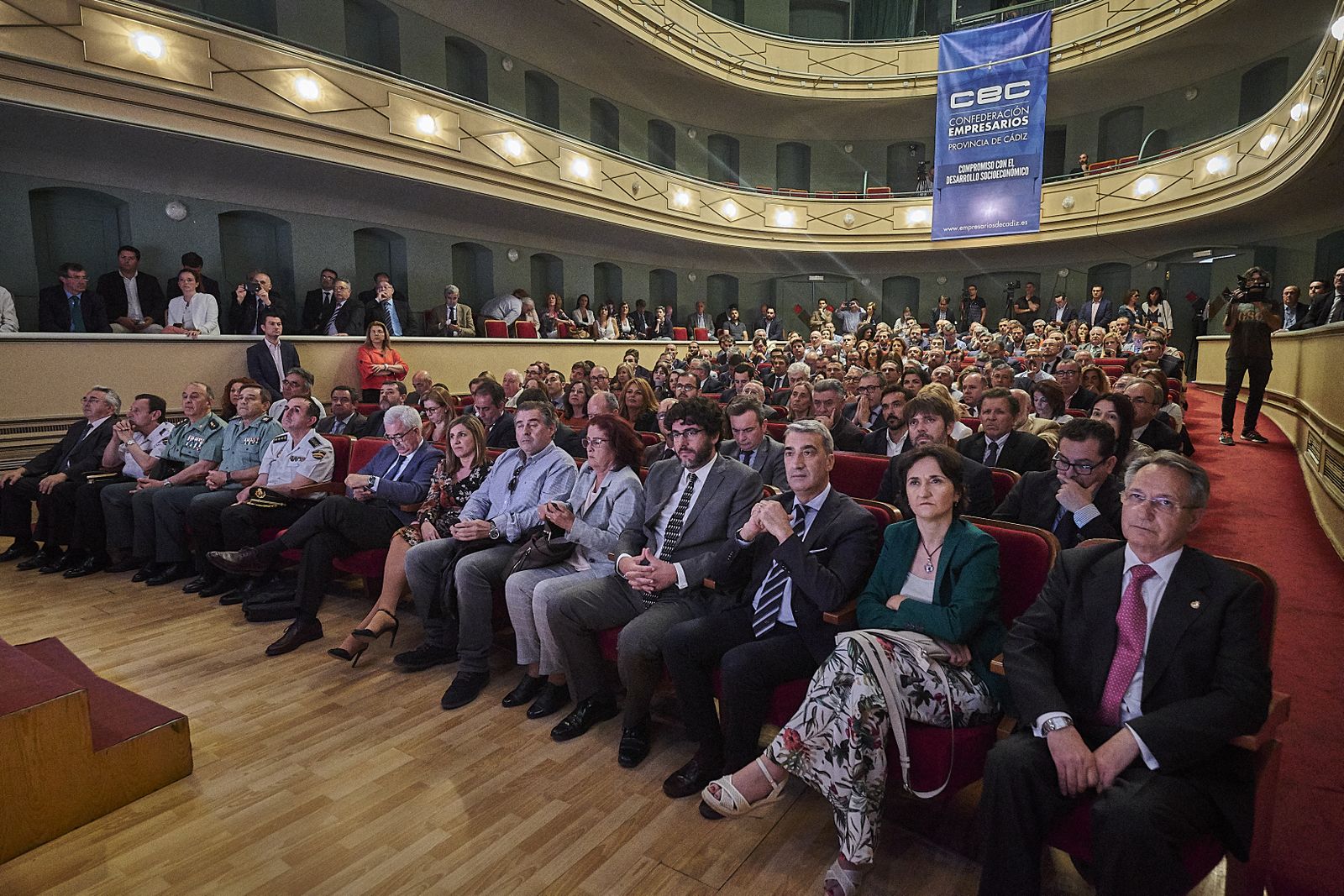 La Confederación de Empresarios de Cádiz (CEC) celebra su 40 aniversario.