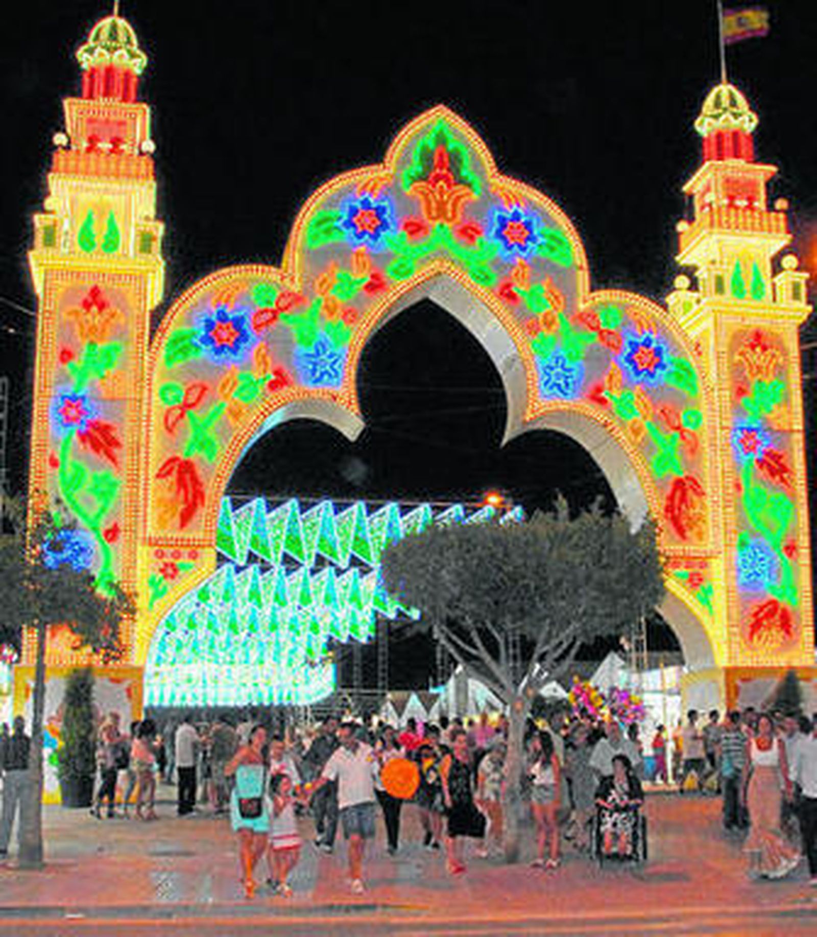 Portada de la Feria del Carmen, el año pasado.