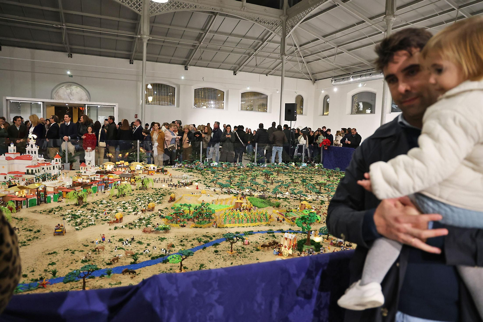 Imágenes del Belén de Playmobil más grande del mundo dedicado al Rocío