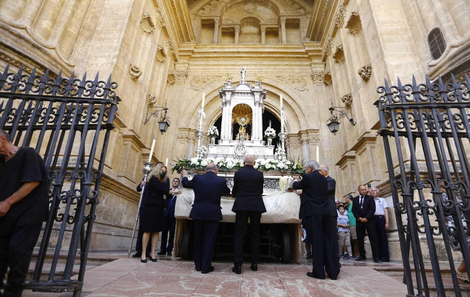 La procesión del Corpus Christi en Málaga, en fotos