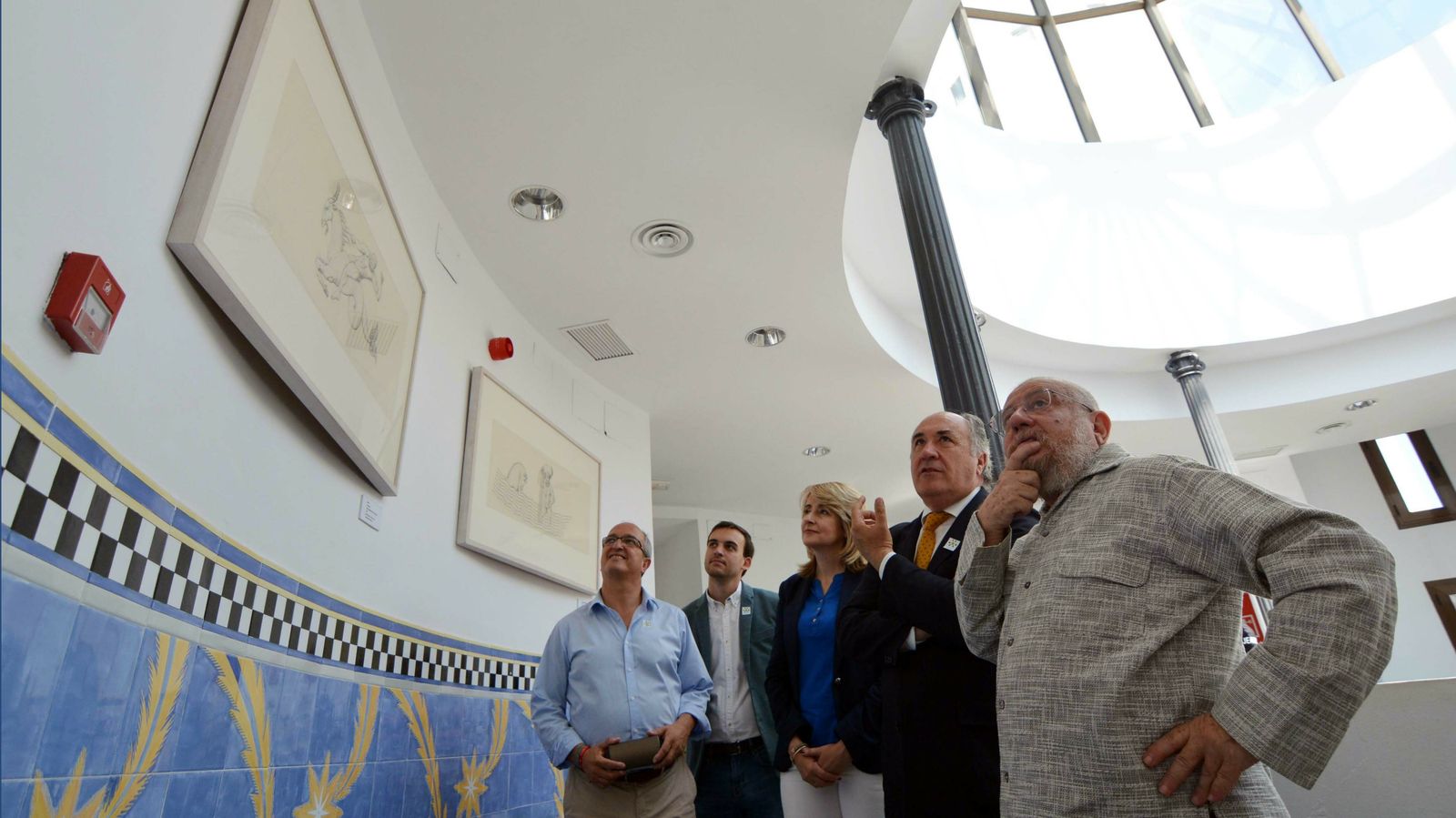 Inaguración de la exposición Zodiaco de Guillermo Pérez Villalta