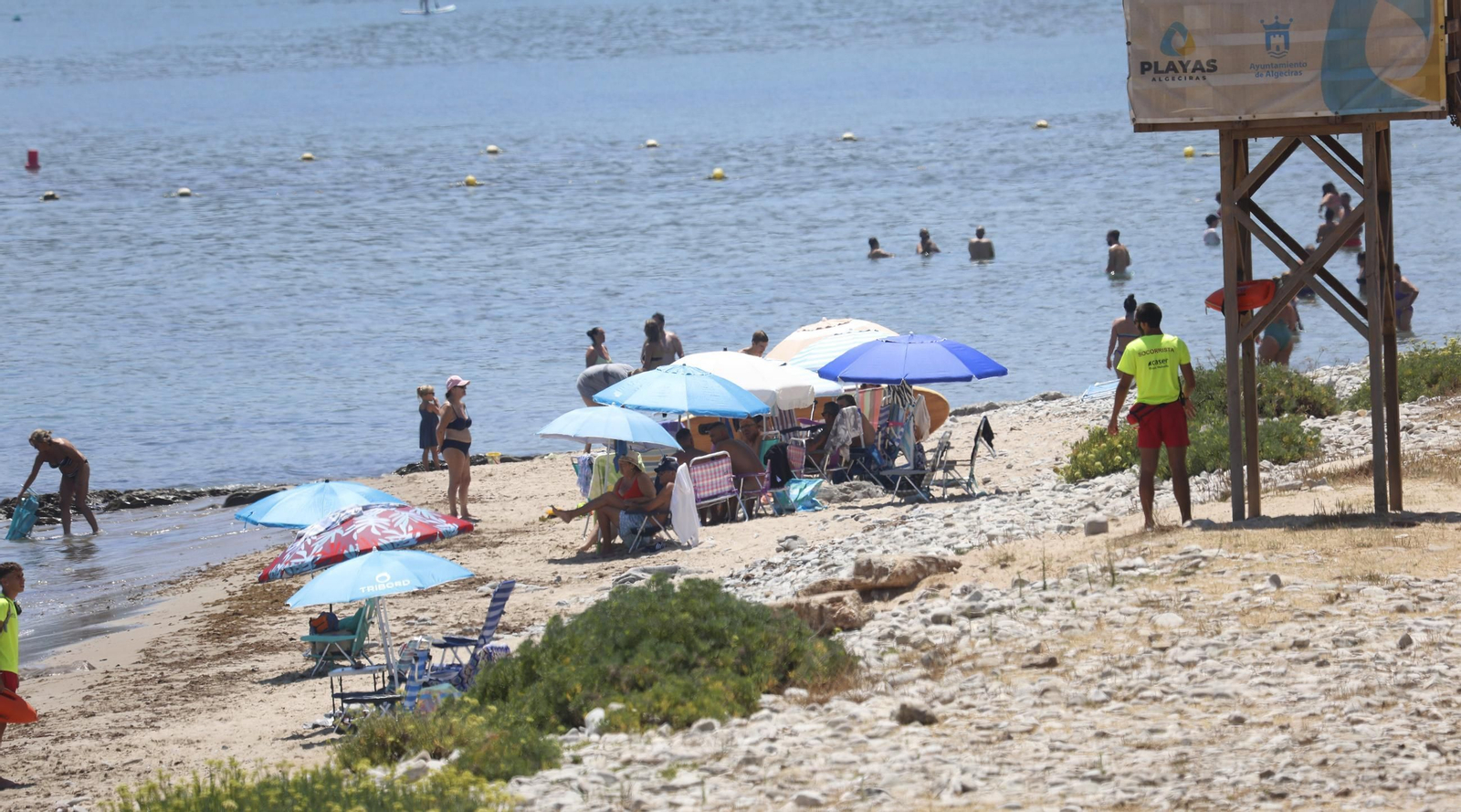 Fotos del sábado en la playa de Getares