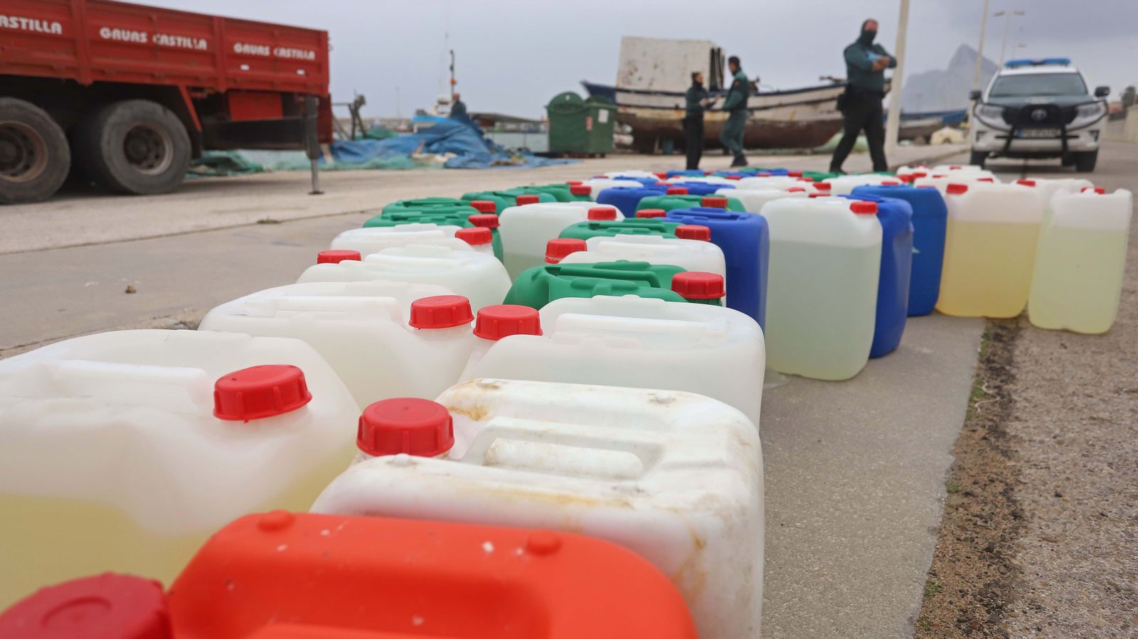 Fotos del temporal de levante en el Campo de Gibraltar