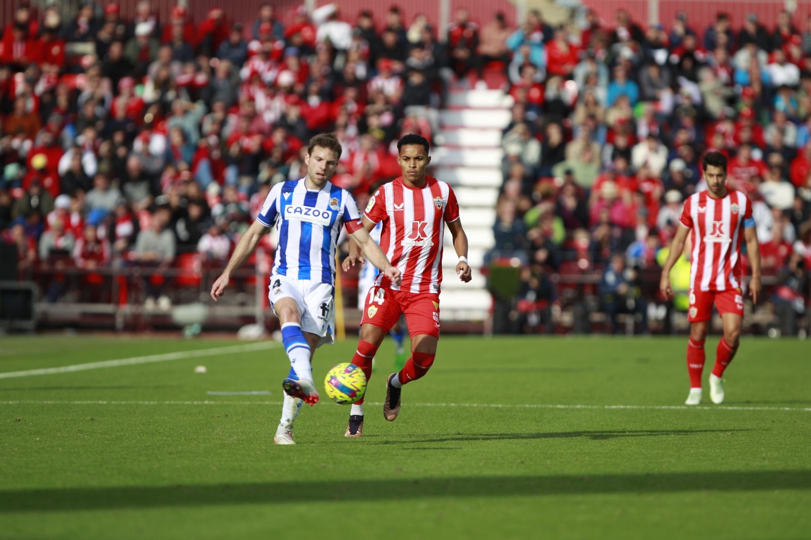 Imágenes del partido U.D. Almería-Real Sociedad