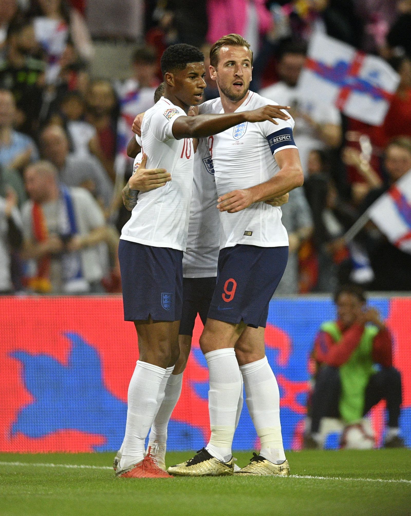 Las imágenes del Inglaterra-España