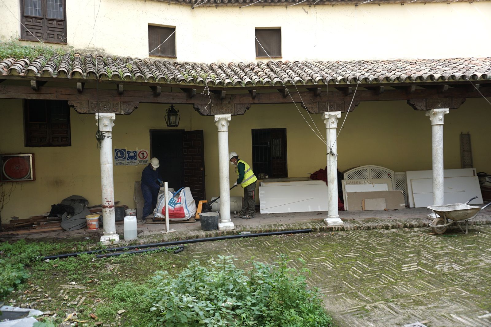 Obras de la segunda fase del Palacio de Congresos de la calle Torrijos.