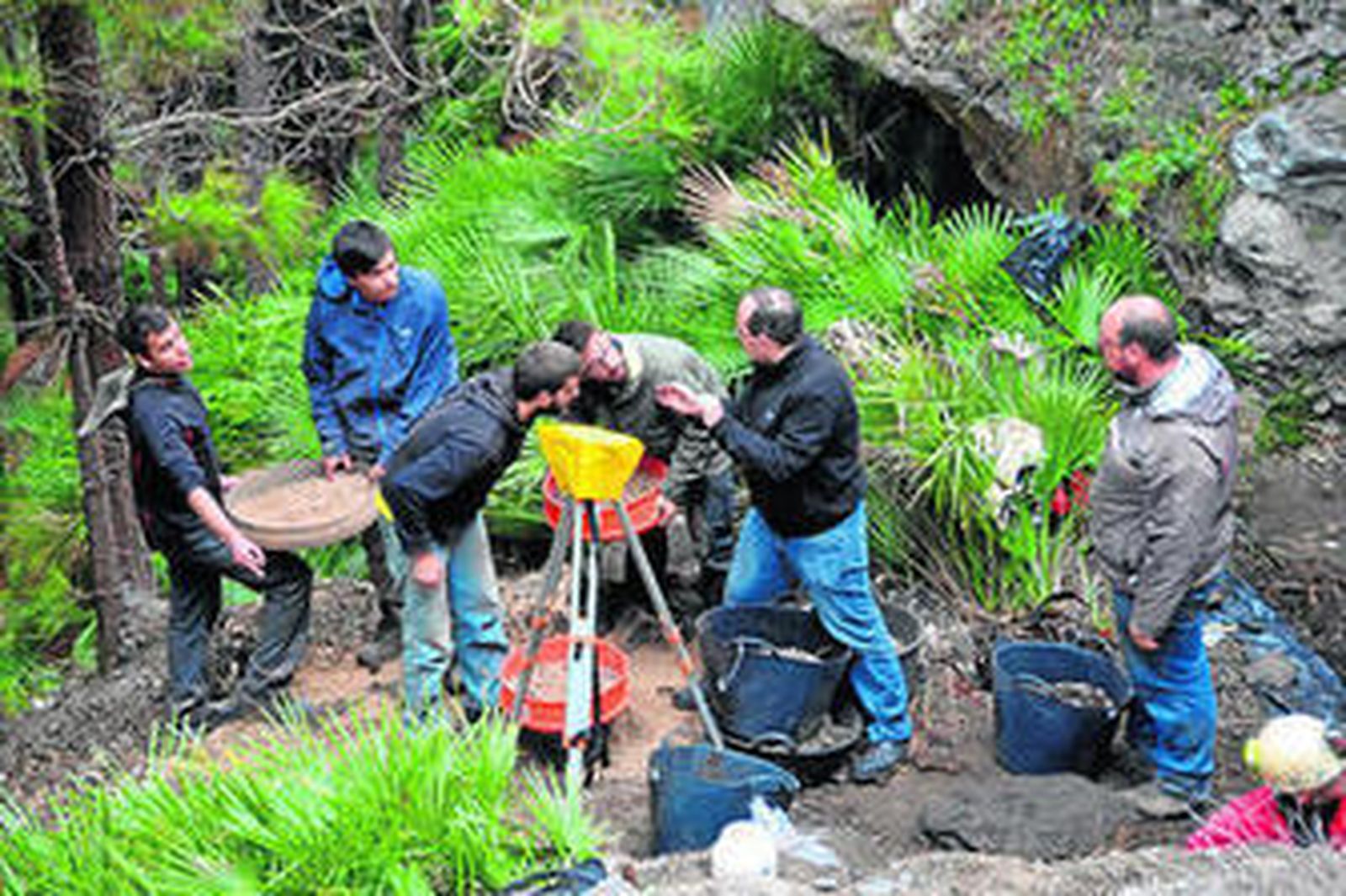 Imagen de los trabajos en el enclave arqueológico de Benzú, en Ceuta.