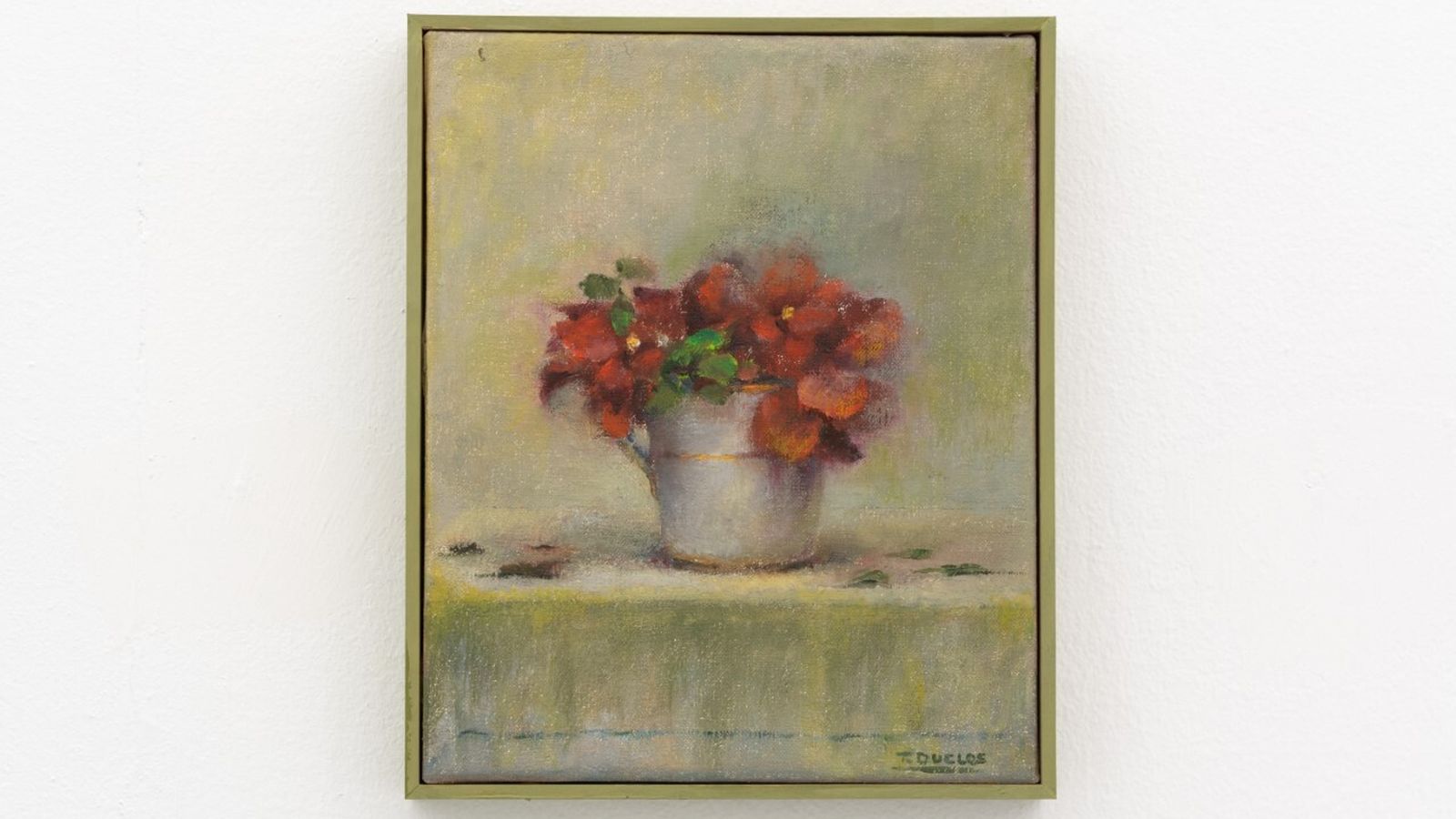 Una de las pinturas que exhibe el CAAC.