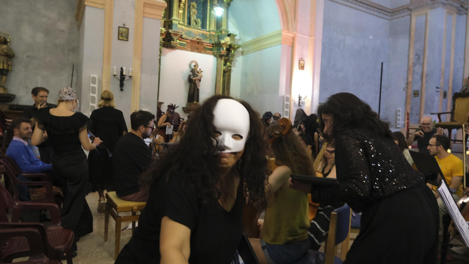 Ensayo general de la ópera de la academia musical de Vélez Blanco, en imágenes