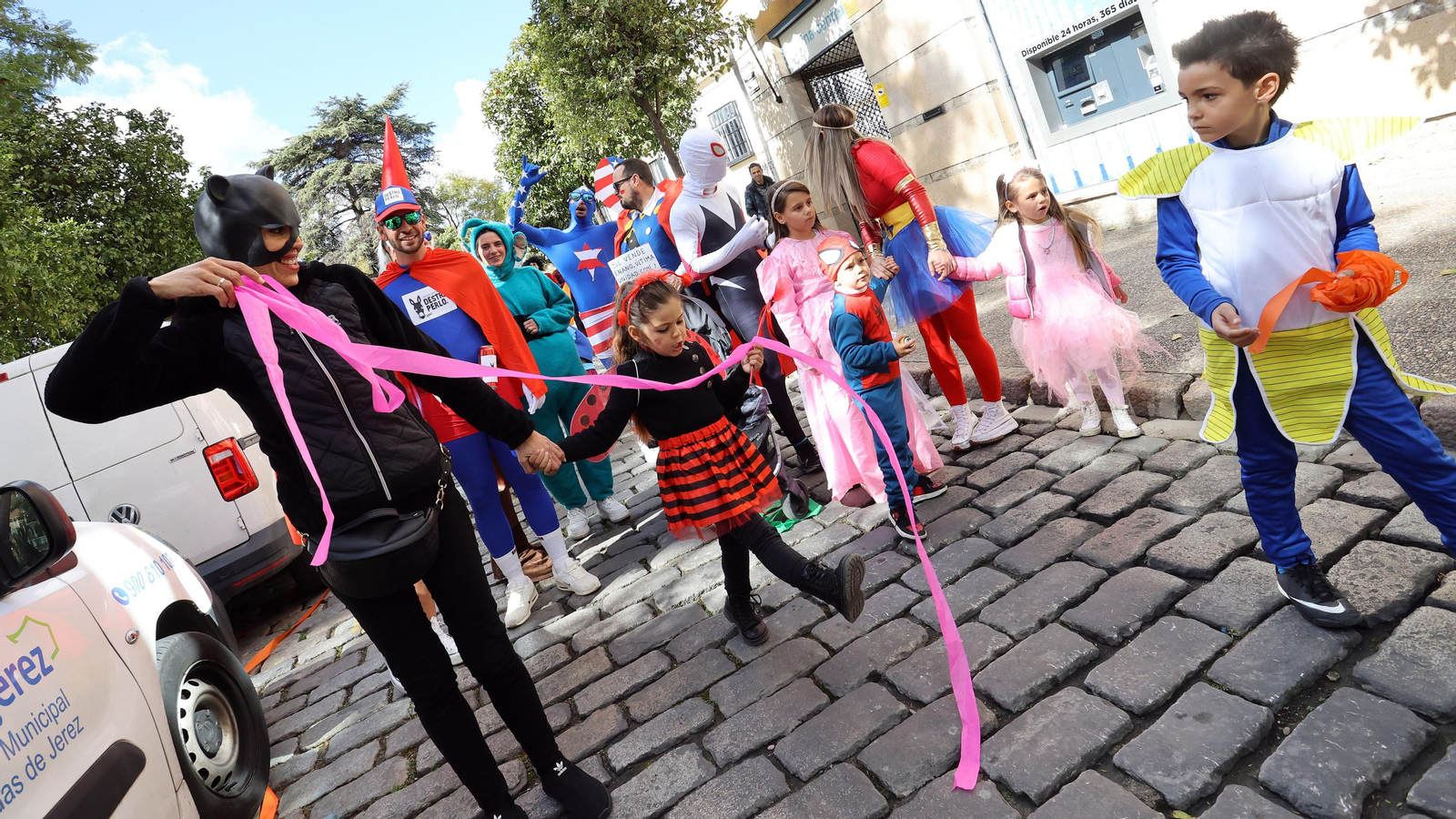 Pasacalles por el Carnaval en Jerez