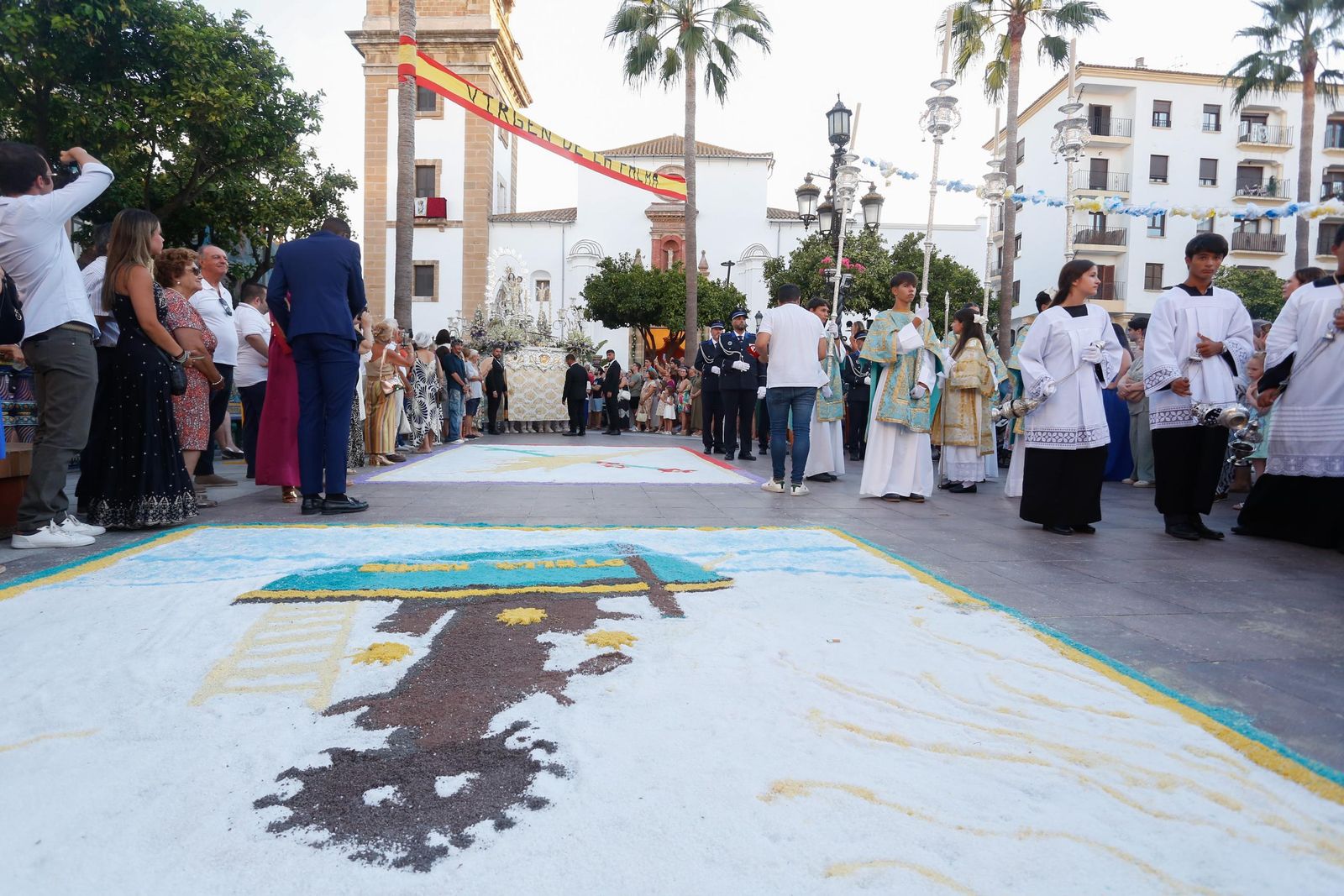 Procesión de la Virgen de la Palma, en imágenes