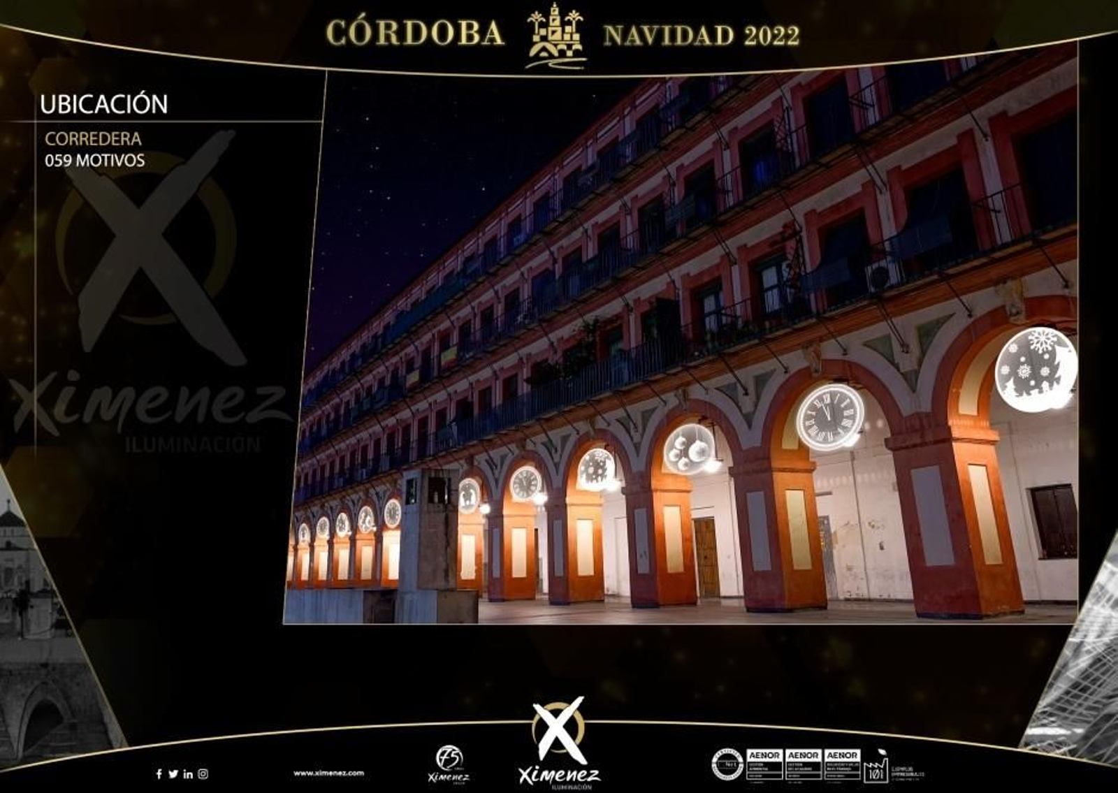 Así es el alumbrado navideño que iluminará las calles de Córdoba este 2022, en imágenes