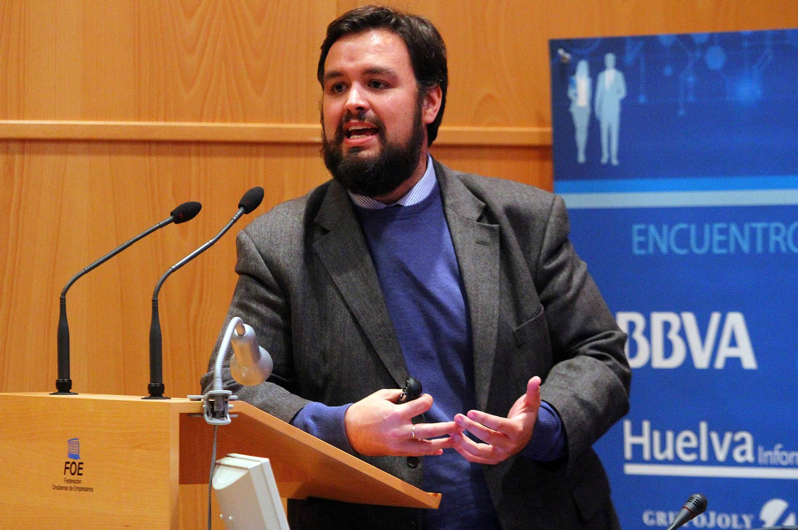 Imágenes del encuentro de HUELVA INFORMACION con el BBVA. I Edición Soluciones Digitales para Pymes.