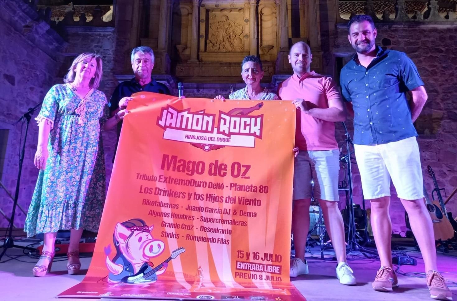 Presentación del concierto de Mago de Oz en Hinojosa del Duque.