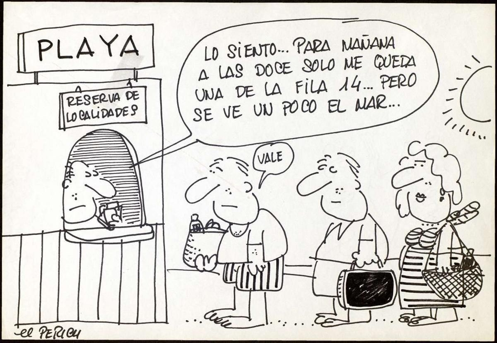 La playa por El Perich