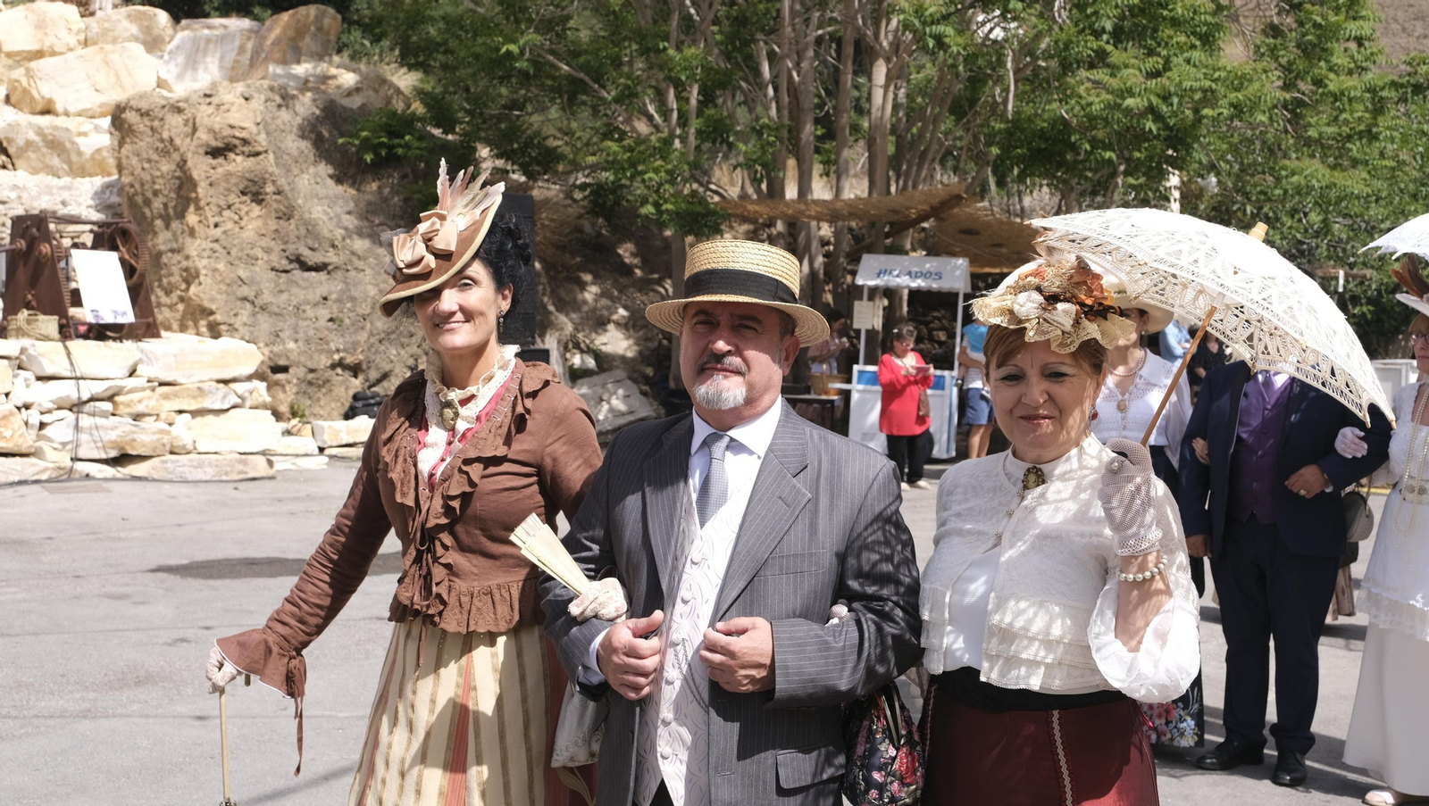 Imágenes de la recreación histórica Canteros y Caciques, en Macael