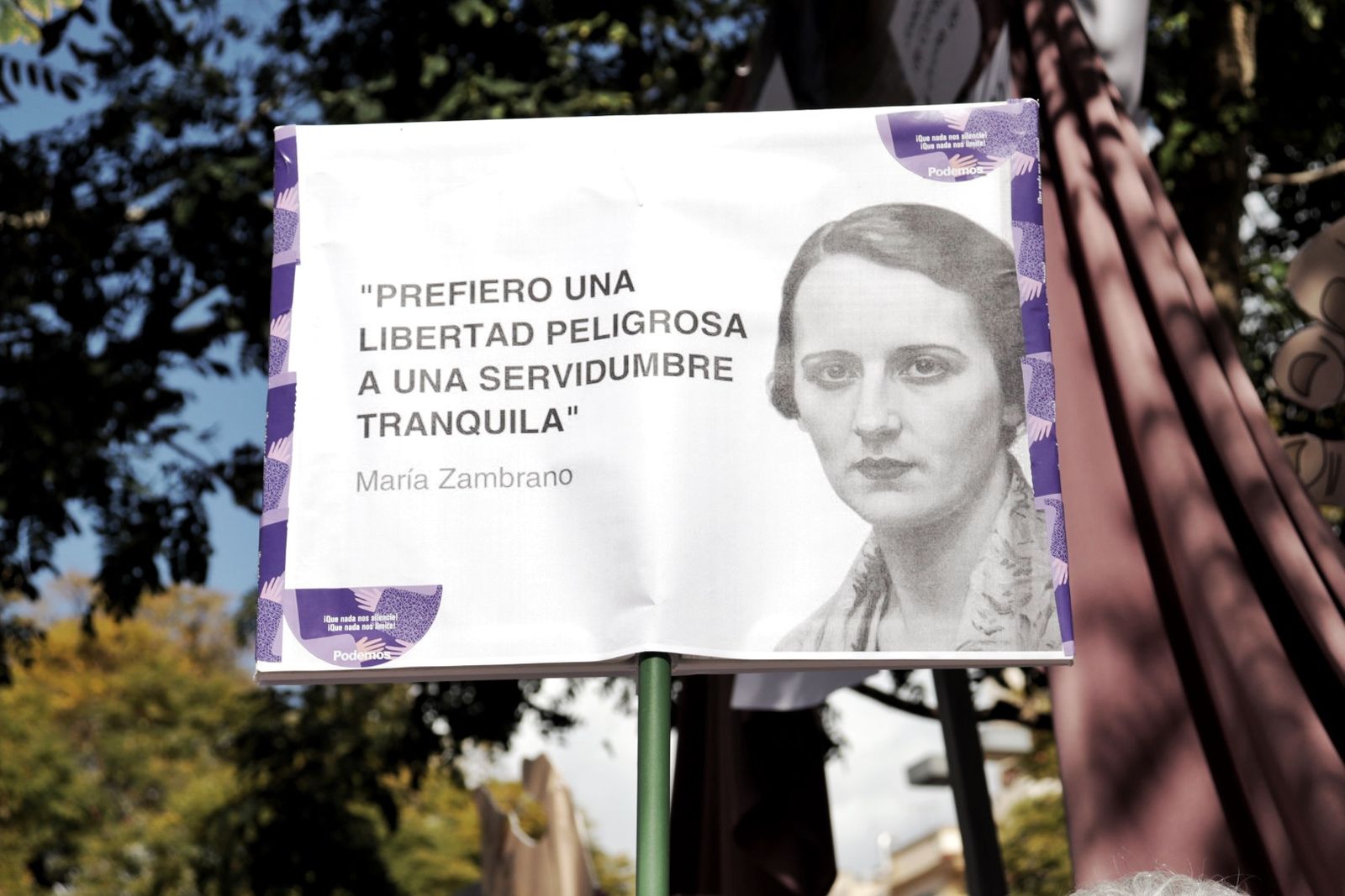 La manifestación del 8M en Málaga, en fotos