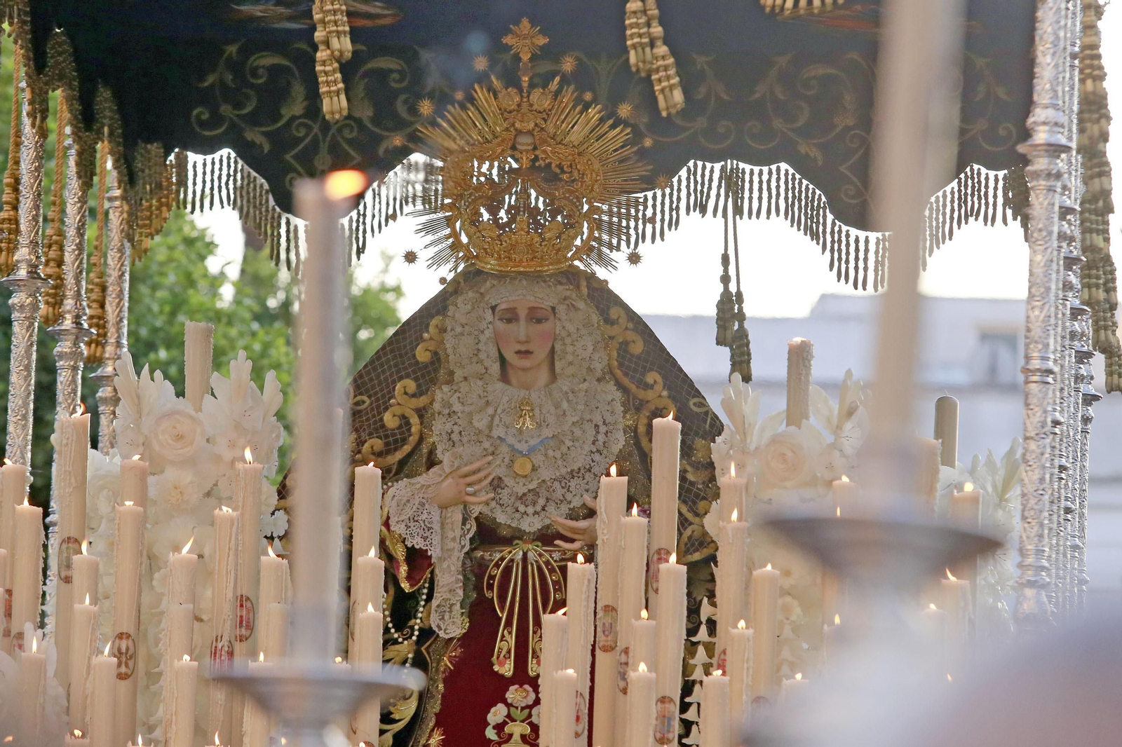 Procesión de La Virgen de la Concepción de vuelta a las Viñas