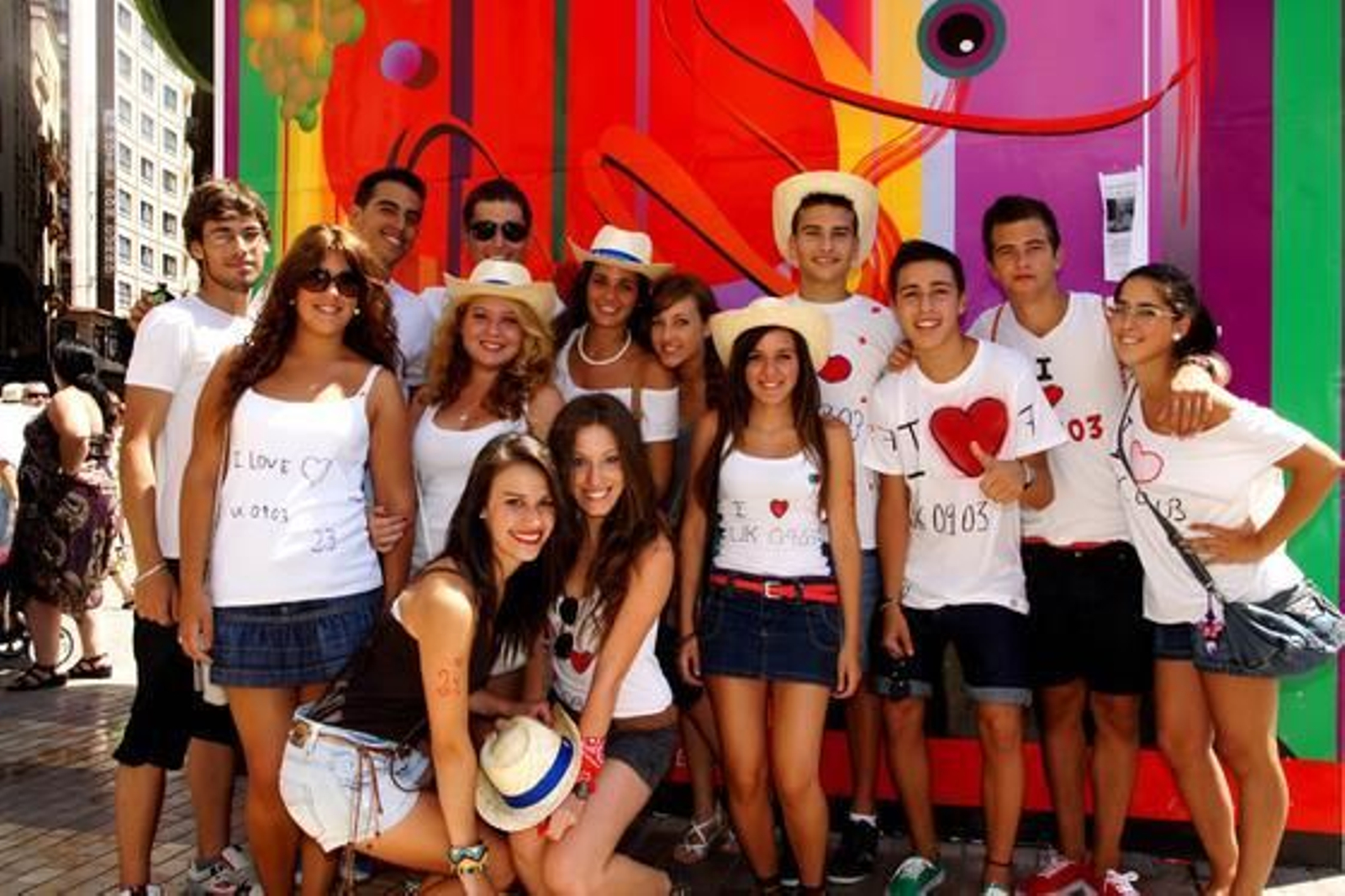 El grupo de amigos 'I Love...'

Foto: Punto Press