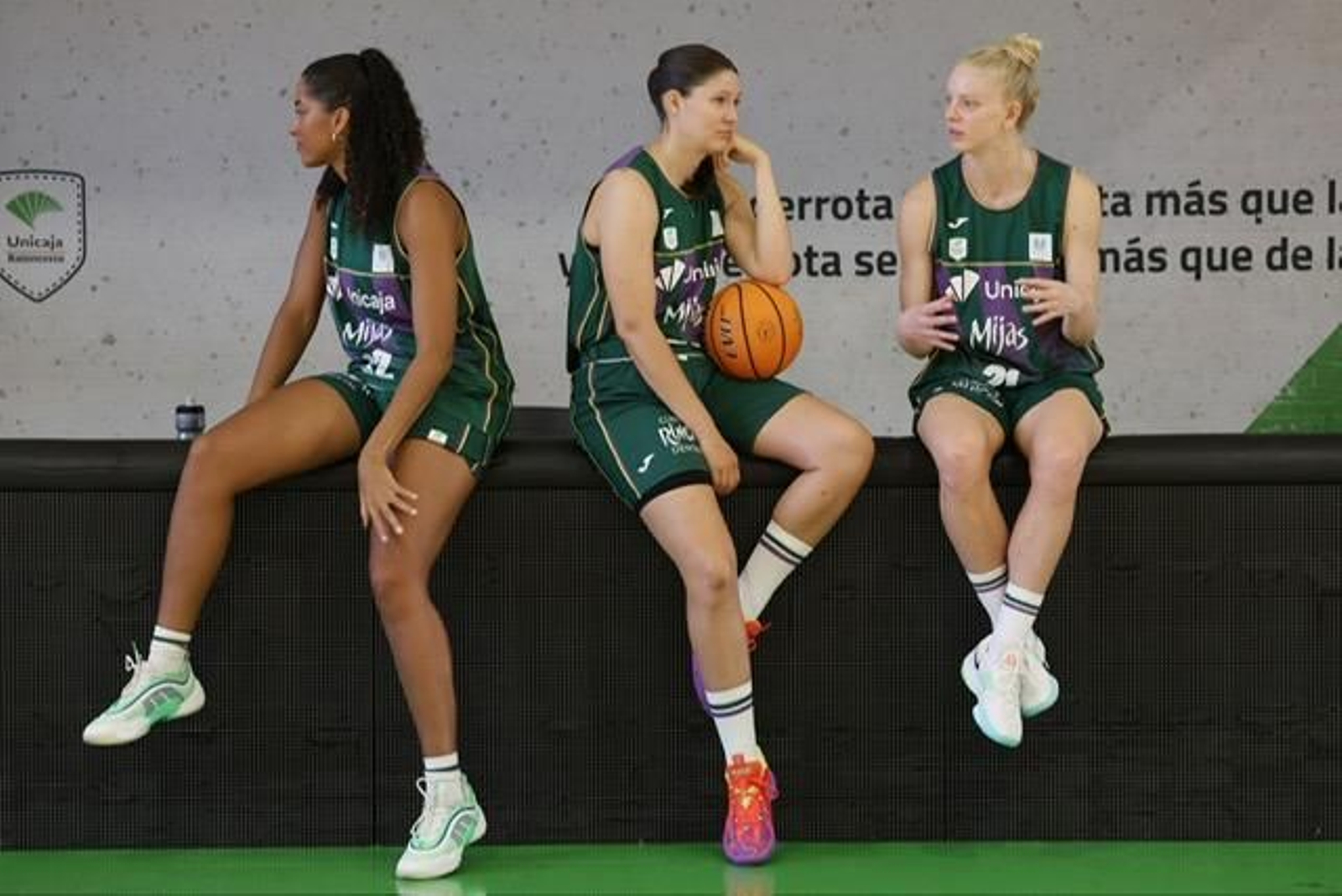 Sonrisas y buena energía en el Media Day del Unicaja Mijas