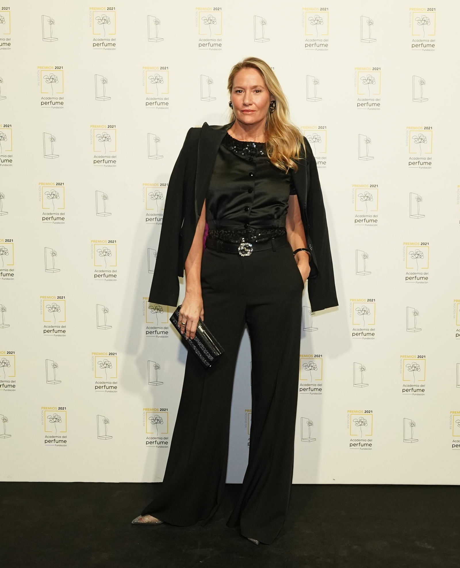 Fiona Ferrer, en el 'photocall' previo a la gala.