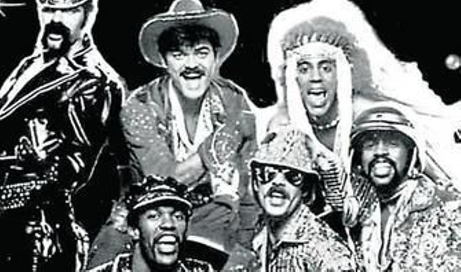 La banda Village People. La banda Village People.