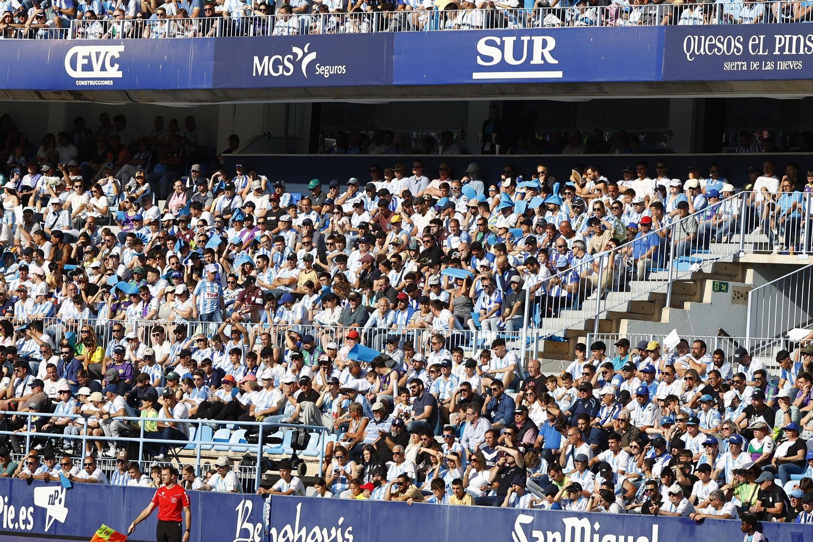 Búscate en las gradas de La Rosaleda en el Málaga CF-Castellón