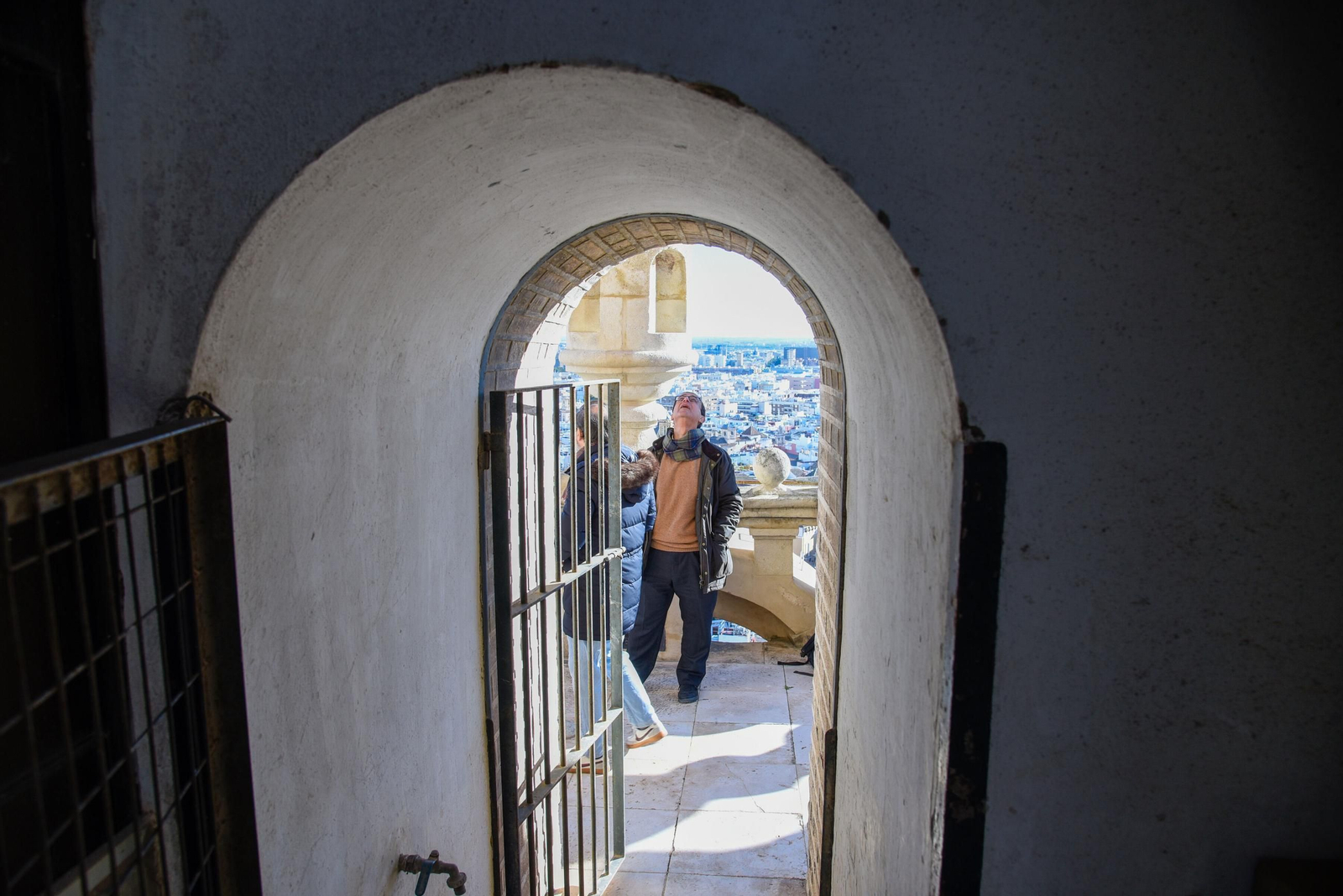 El acceso a la Azotea de las Azucenas.