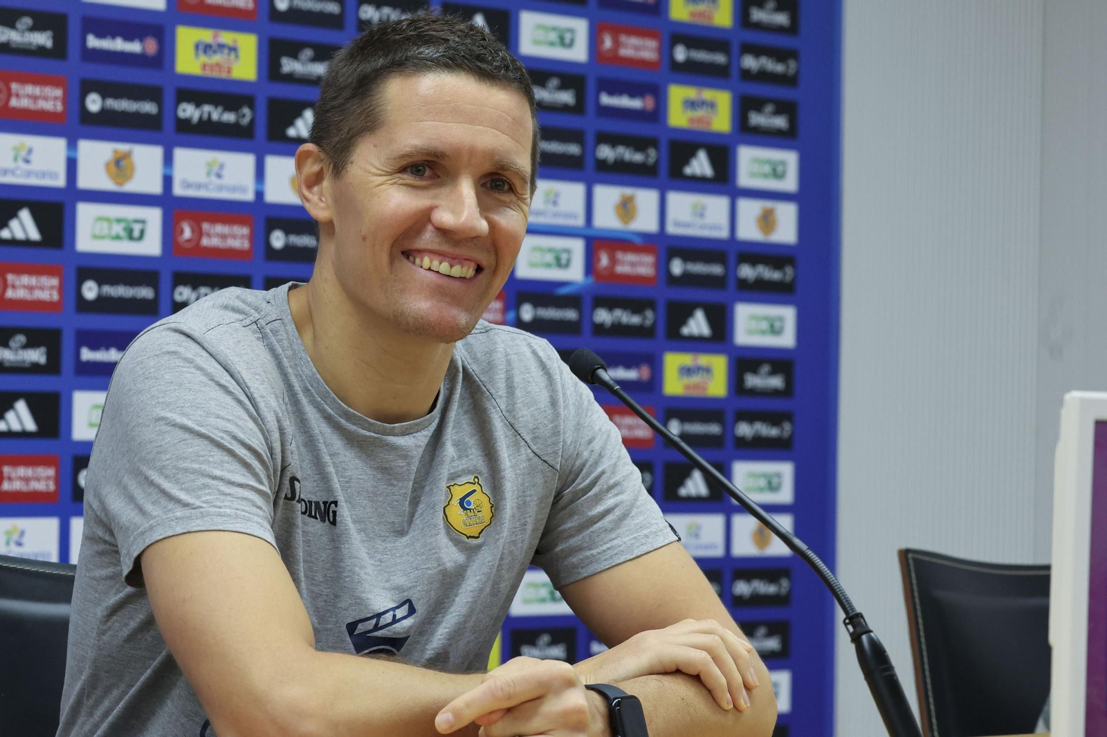 Jaka Lakovic, en la sala de prensa.