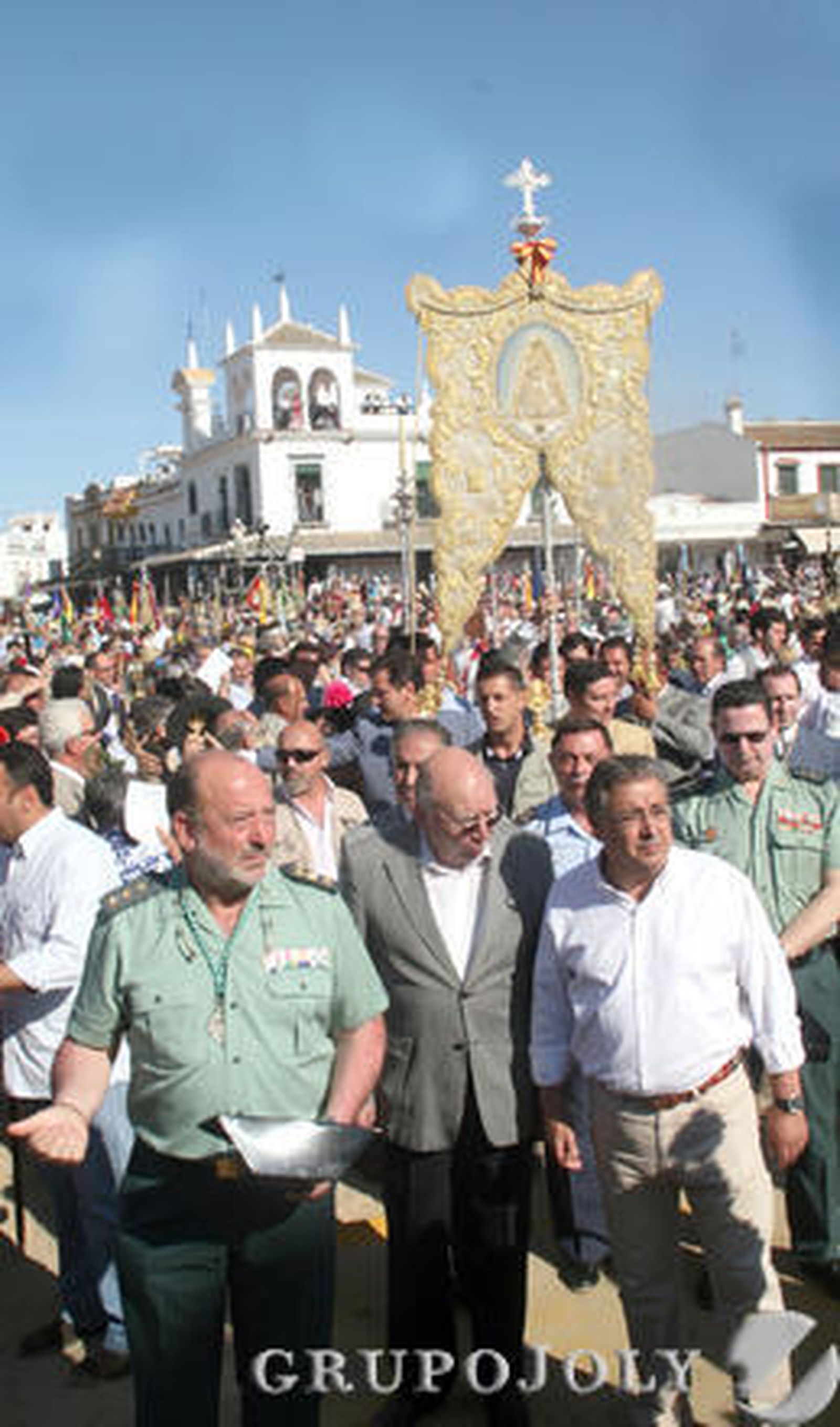 Las imágenes de la misa de romeros