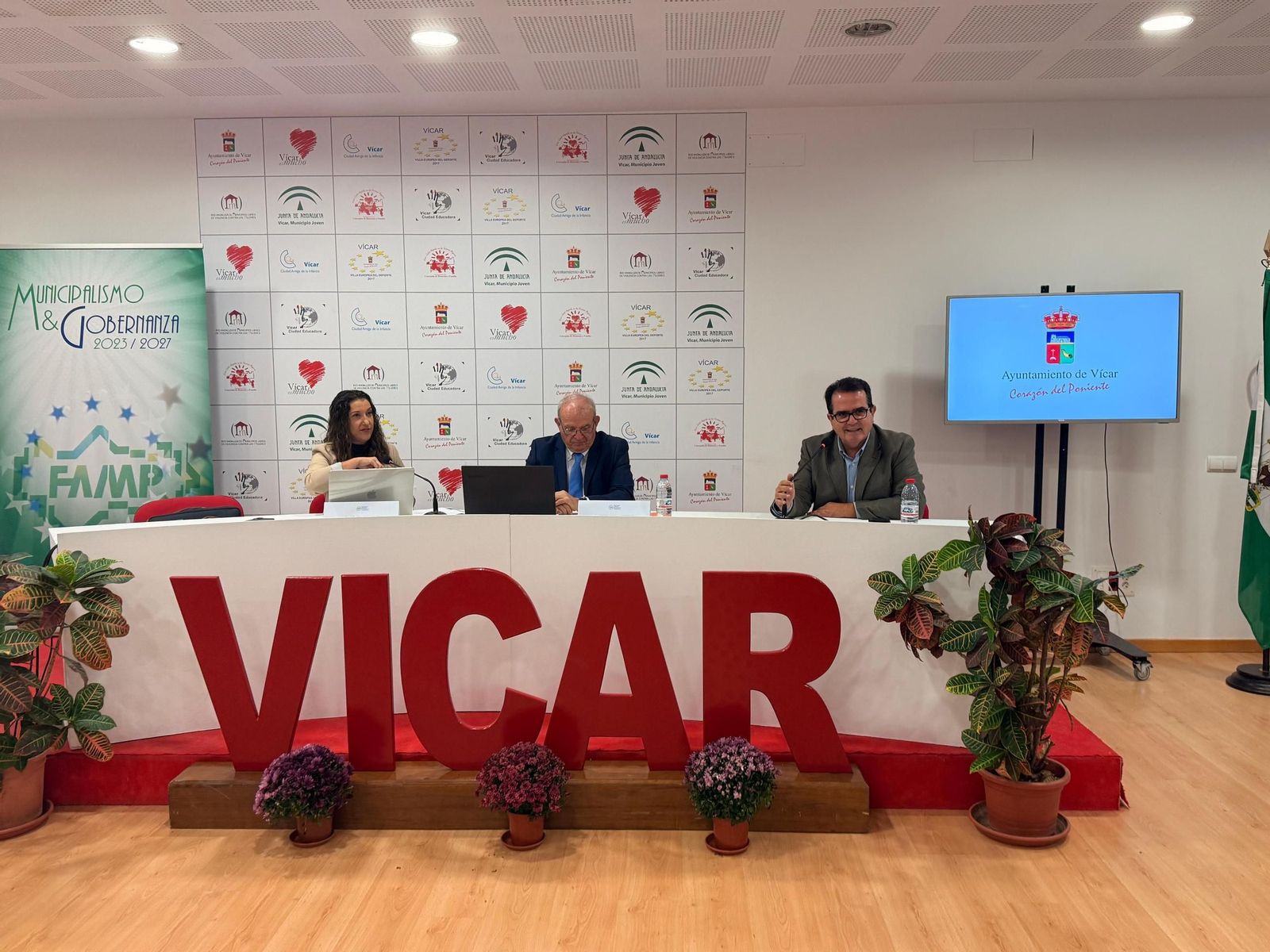 Vícar ha acogido la jornada de la FAMP.